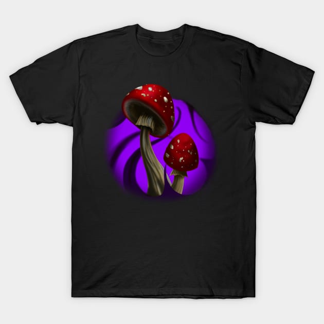 Shroomin T-Shirt by JDansereauart 